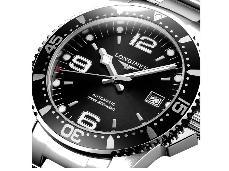 AUTOMATIC MEN'S WATCH STAINLESS STEEL/ STAINLESS STEEL HYDROCONQUEST LONGINES  L3.742.4.56.6